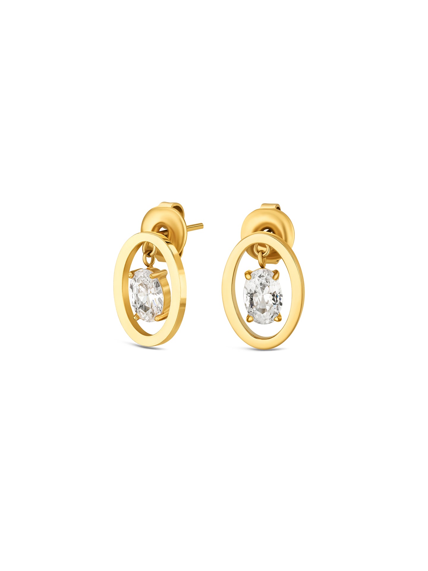 Ensemble Collier & Boucles d'oreilles One Pierre de Naissance Avril