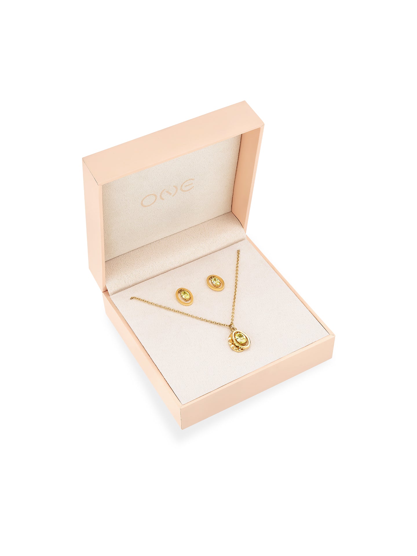 Set Halskette & Ohrringe One Birthstone August