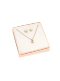 Set Colar & Brincos One Butterfly Crystal