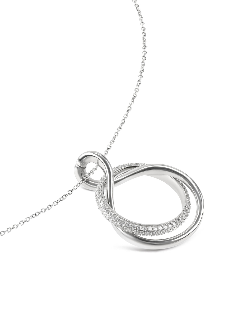 Colar One Silver Frost Crystal - OJSFN01S