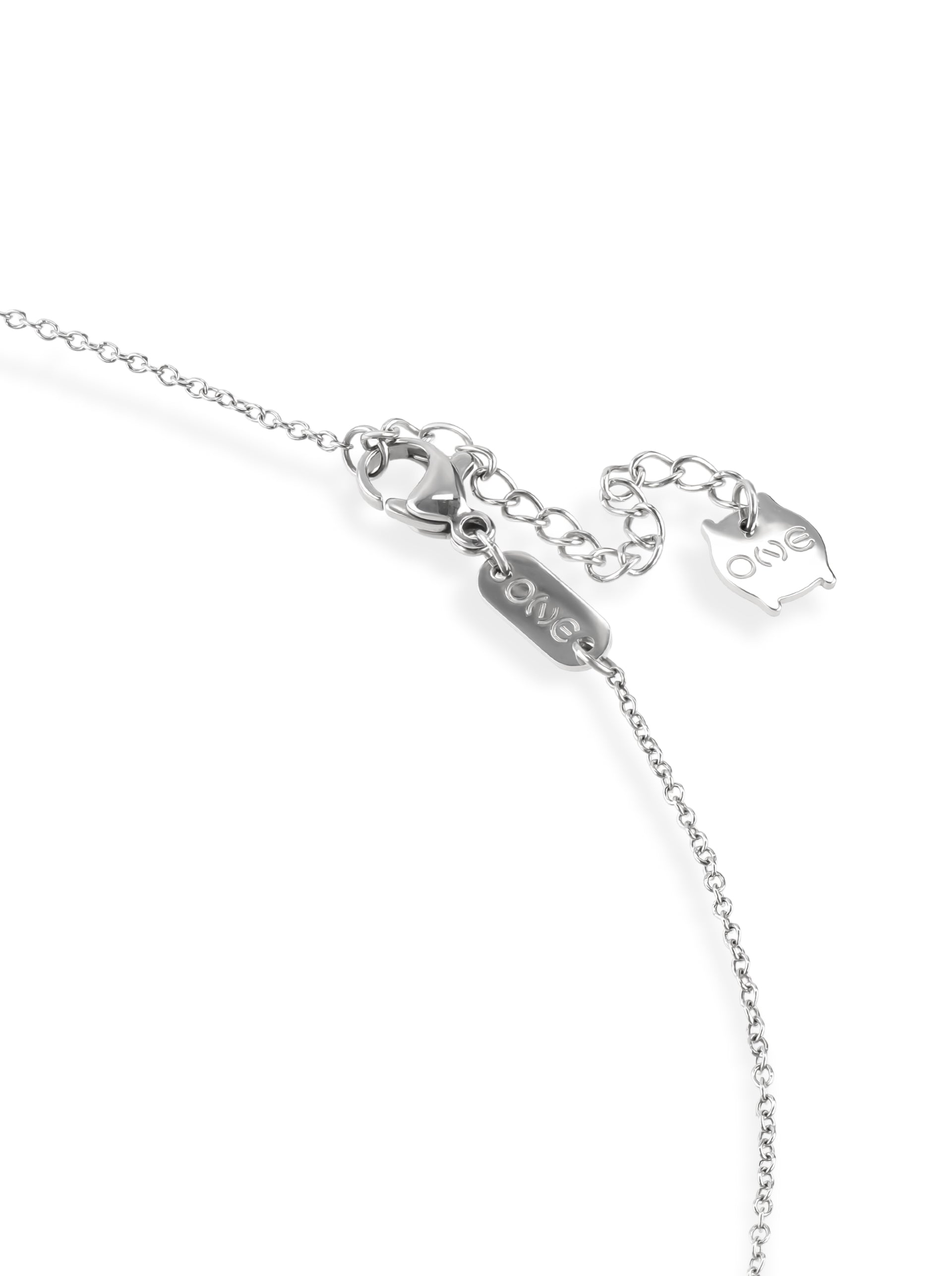 Colar One Silver Frost Crystal - OJSFN01S