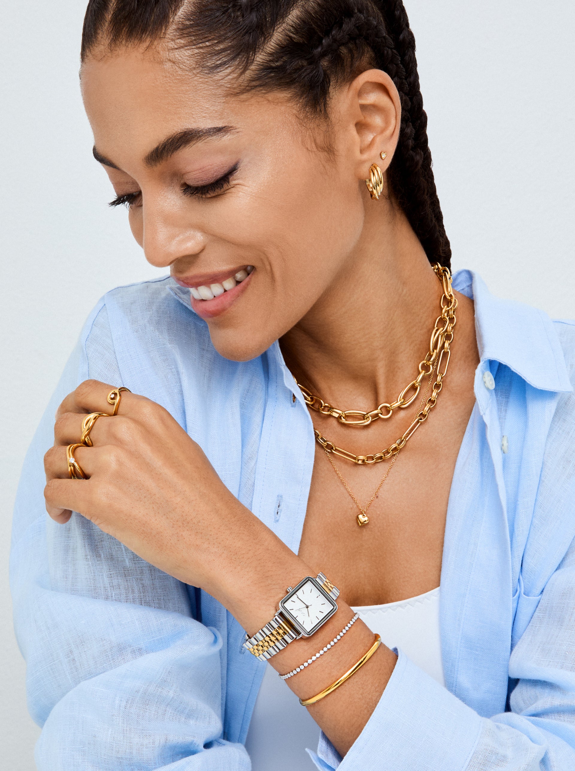 Box One Dazzle Silver - OL9473SB41L