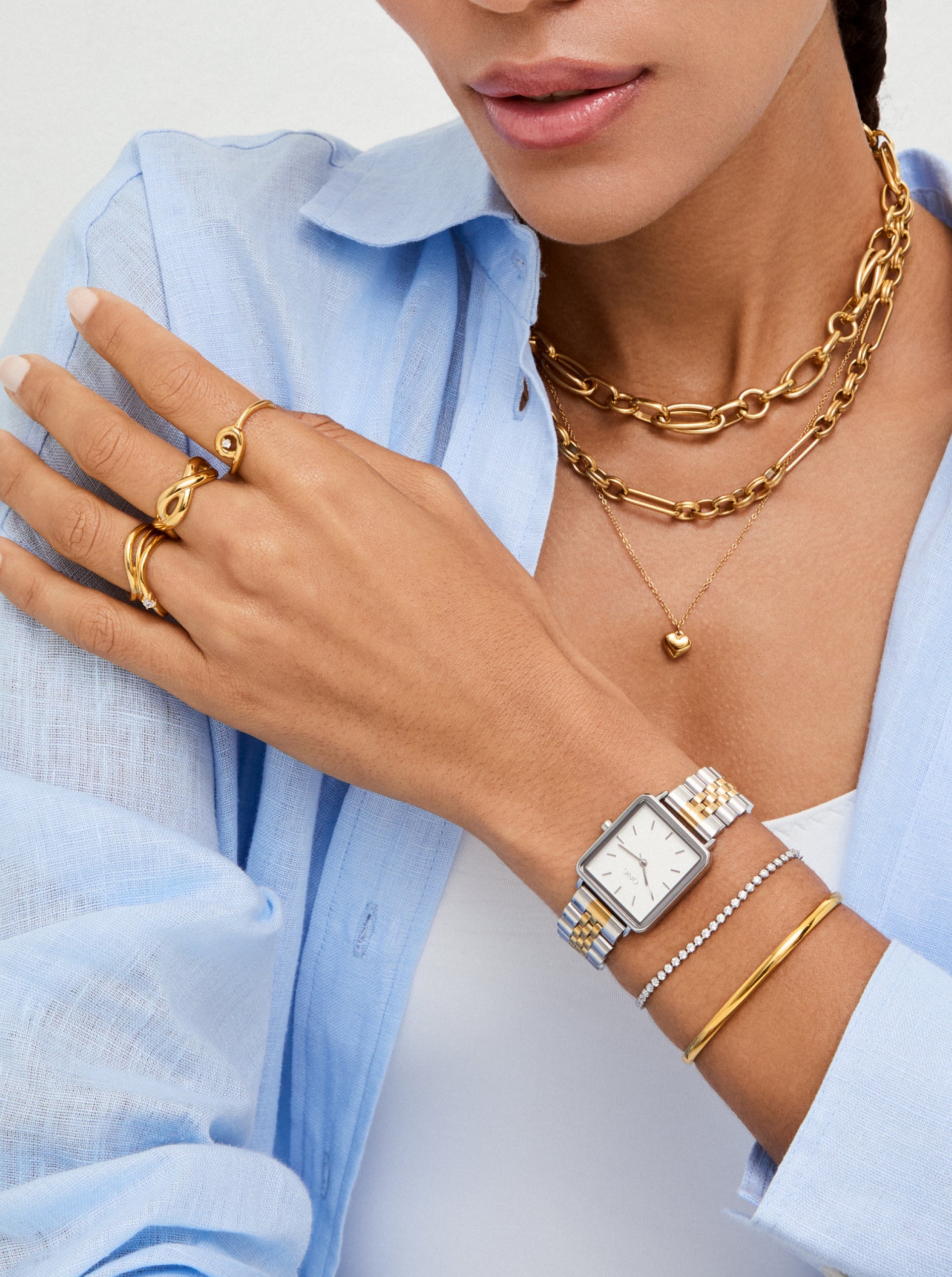 Box One Dazzle Silver - OL9473SB41L