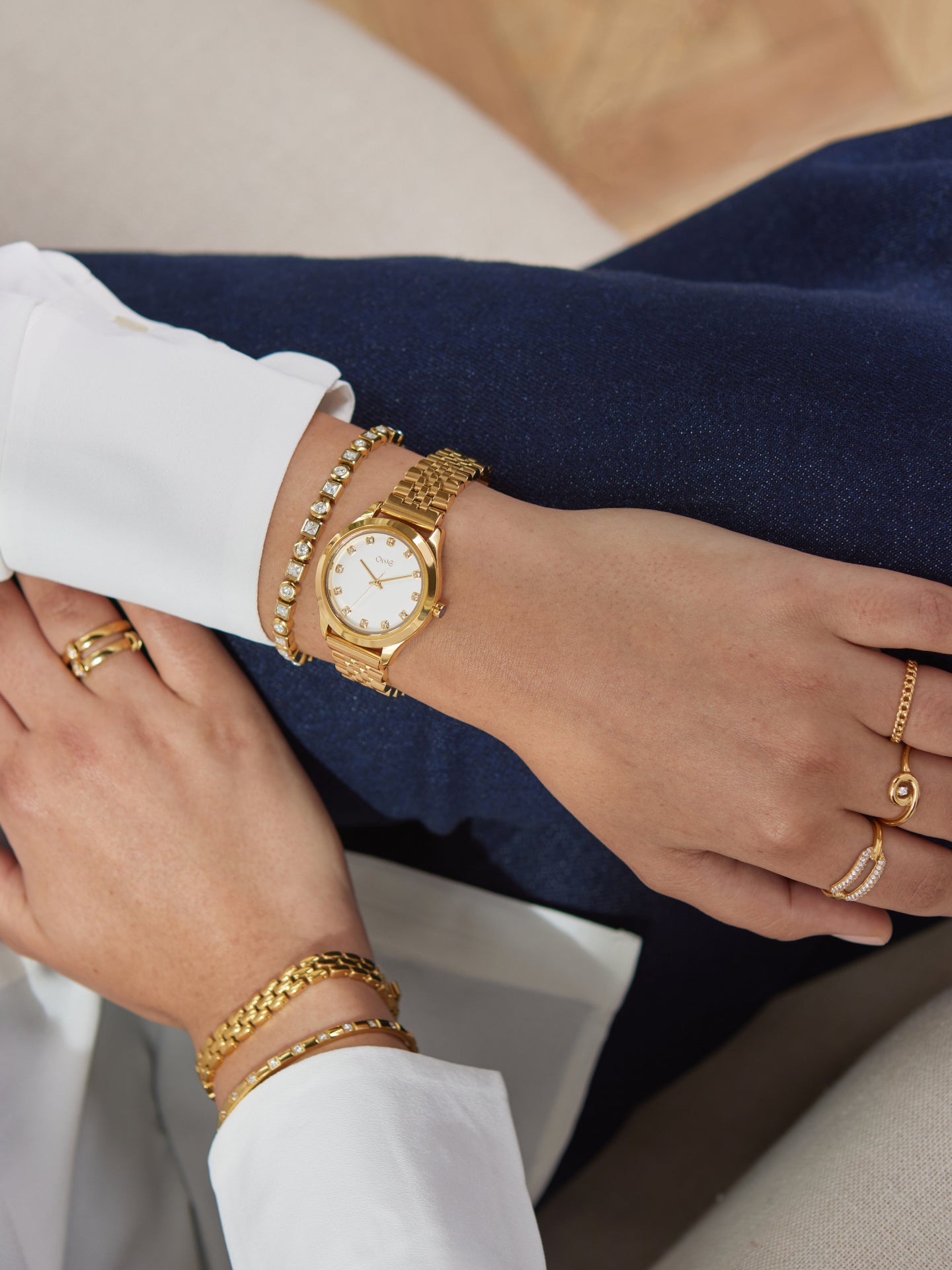 Relógio One Twin Gold - OL9836SG52L