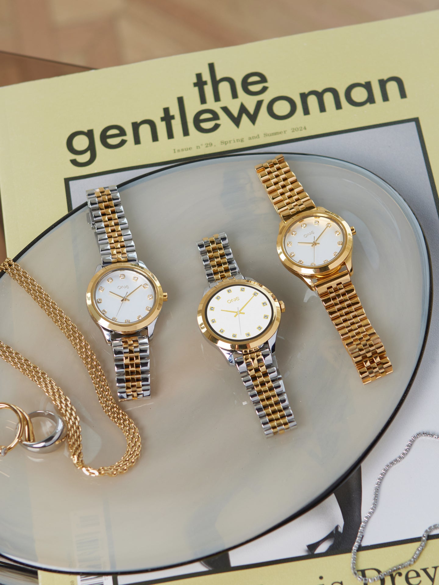 Relógio One Twin Gold - OL9836SG52L