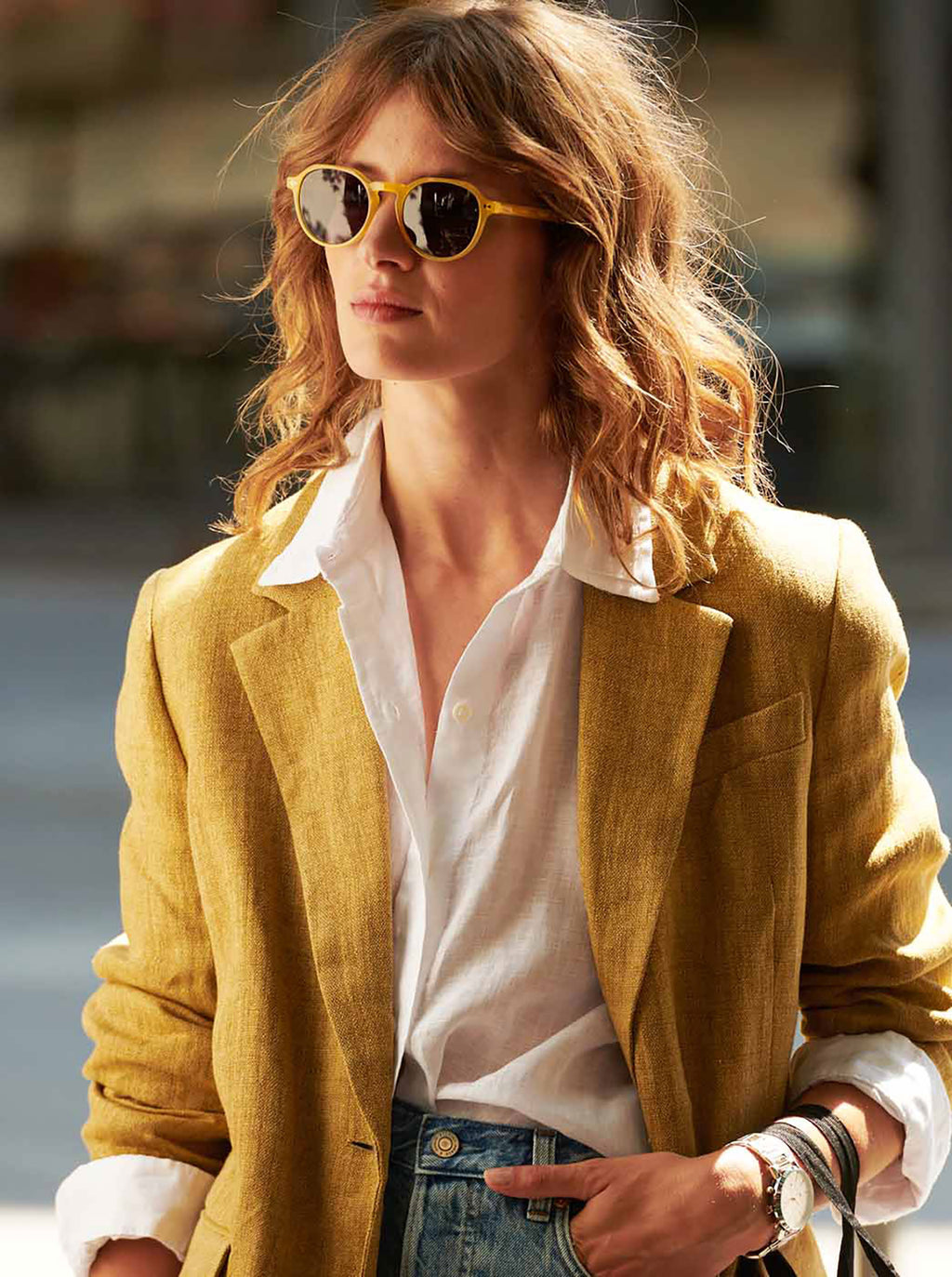 Óculos de Sol One Active Amarelo - OSHS4552APC321H
