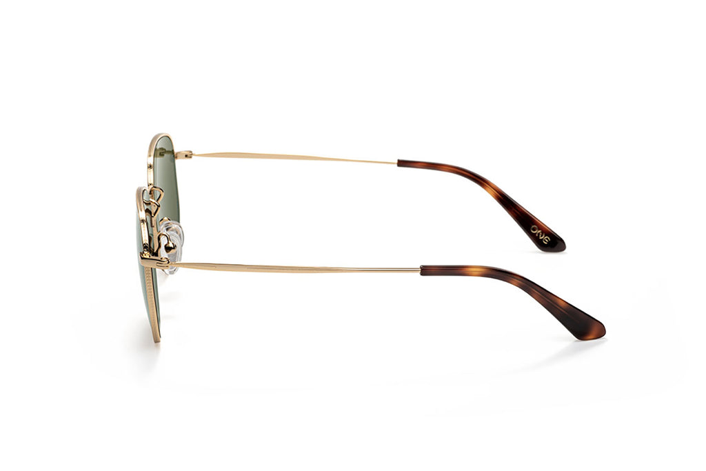 Óculos de Sol One Visionary Dourado - OSMS4576DVC321H