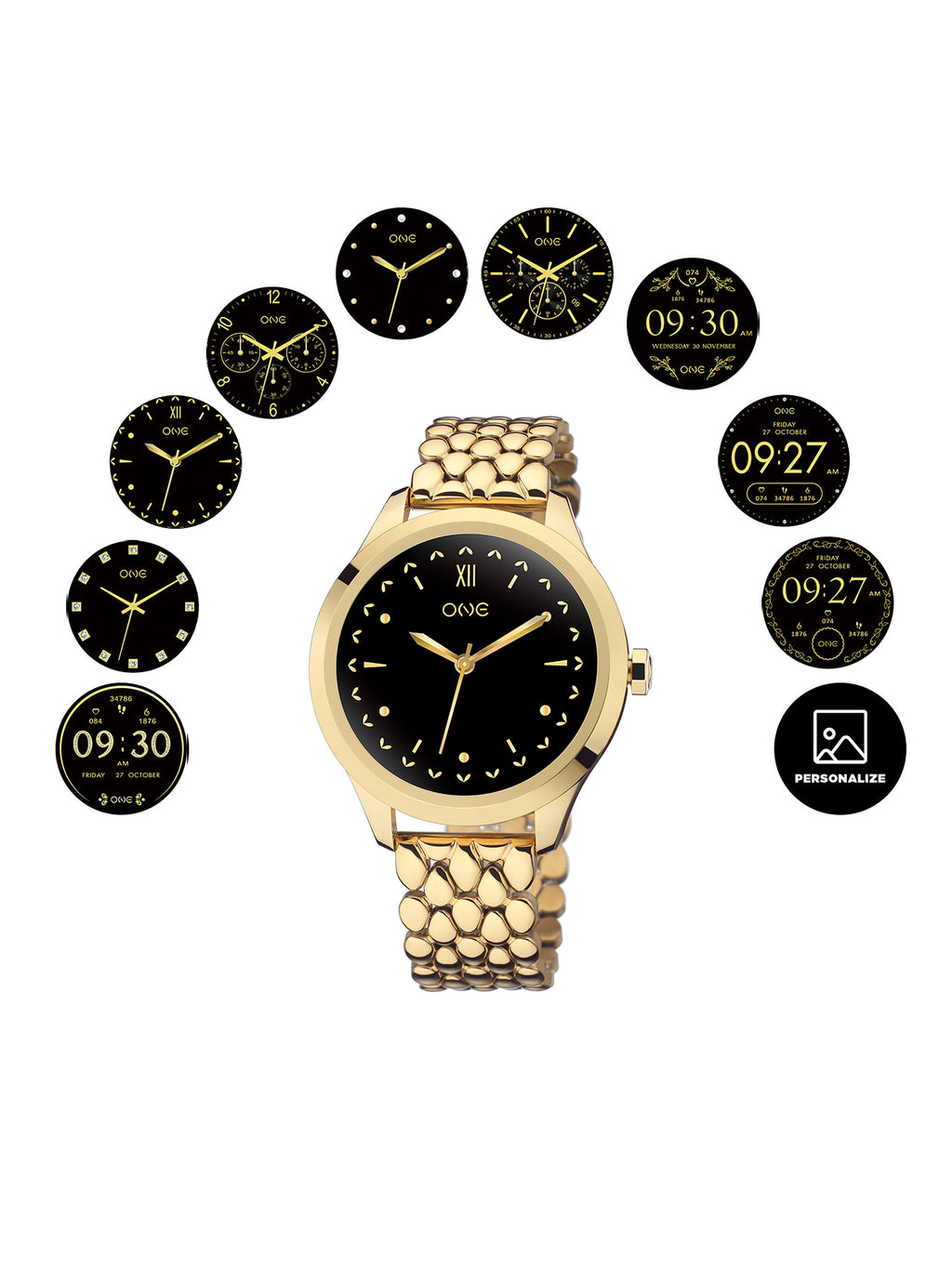 Smartwatch One Mini Gold Links - OSW0025GL52D