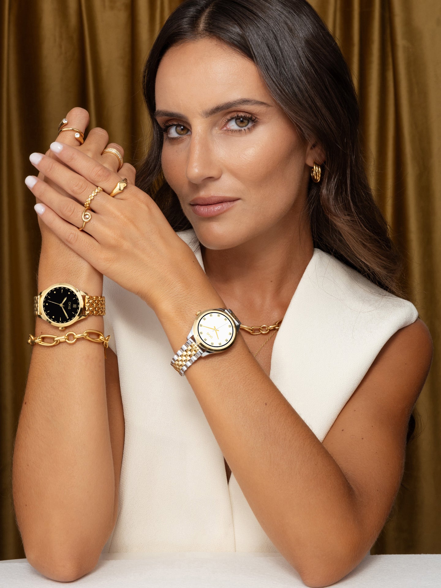 Smartwatch One Mini Gold Links - OSW0025GL52D