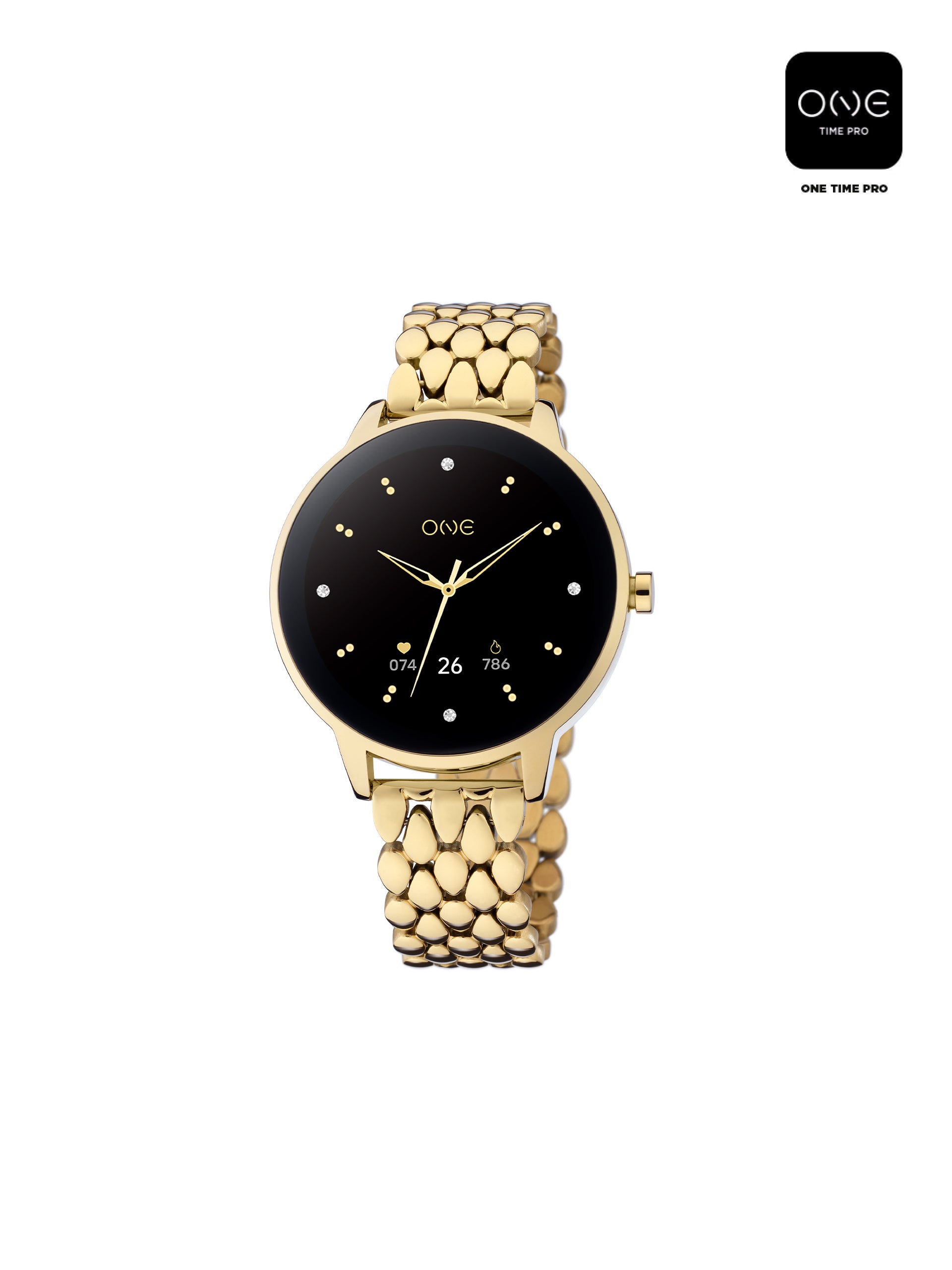 Smartwatch One QueenCall Gold - OSW0027GL42D