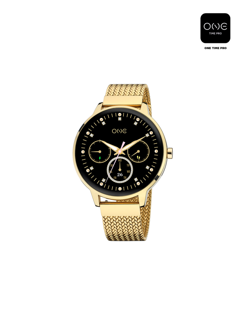 Smartwatch One QueenCall Gold - OSW0027GM32D