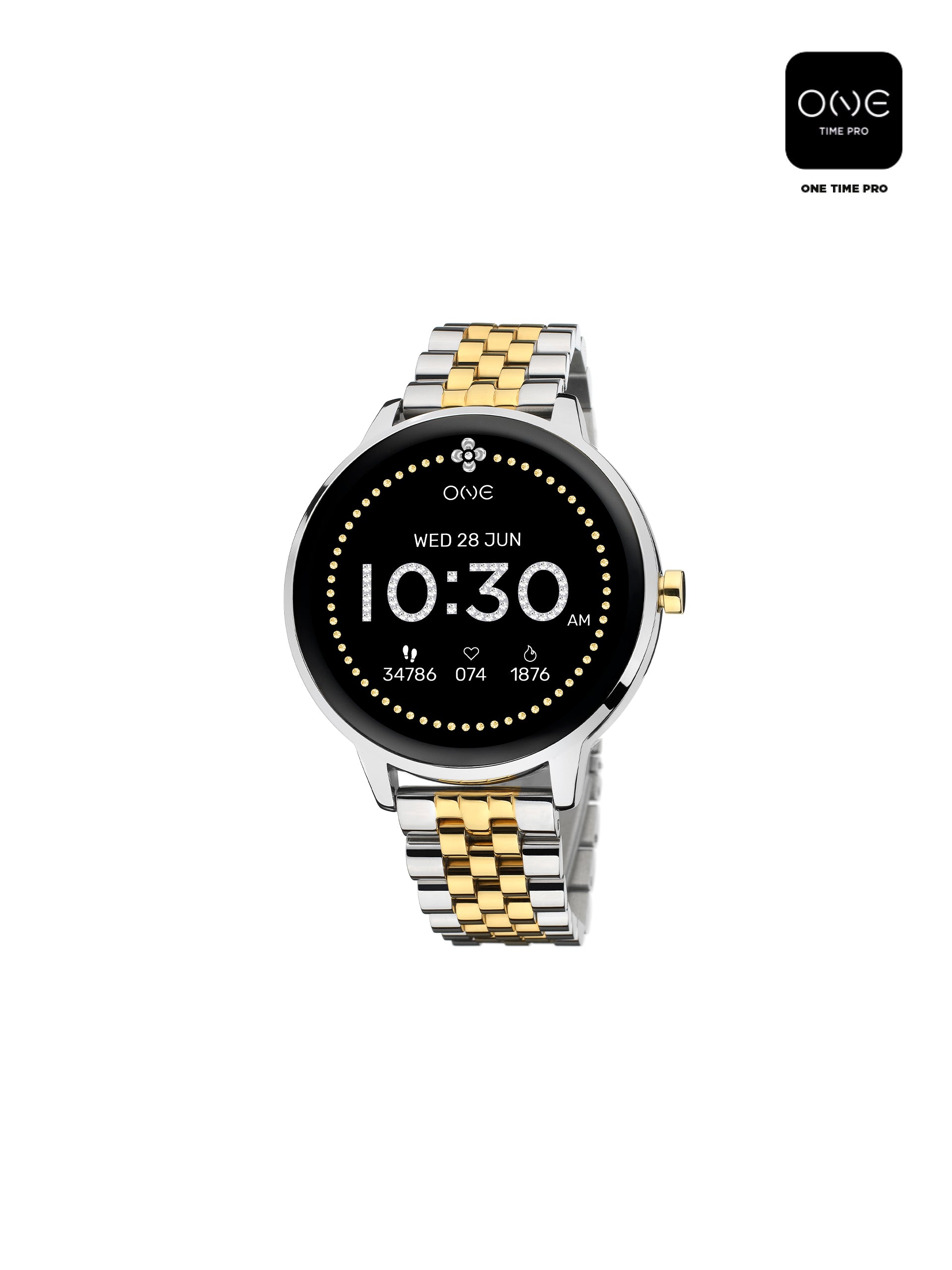 Smartwatch One Queencall Bicolor - OSW0027SL32D