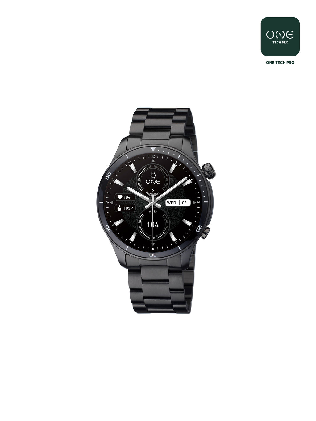 Smartwatch One Men AlphaCall Black - OSW0100BL41J