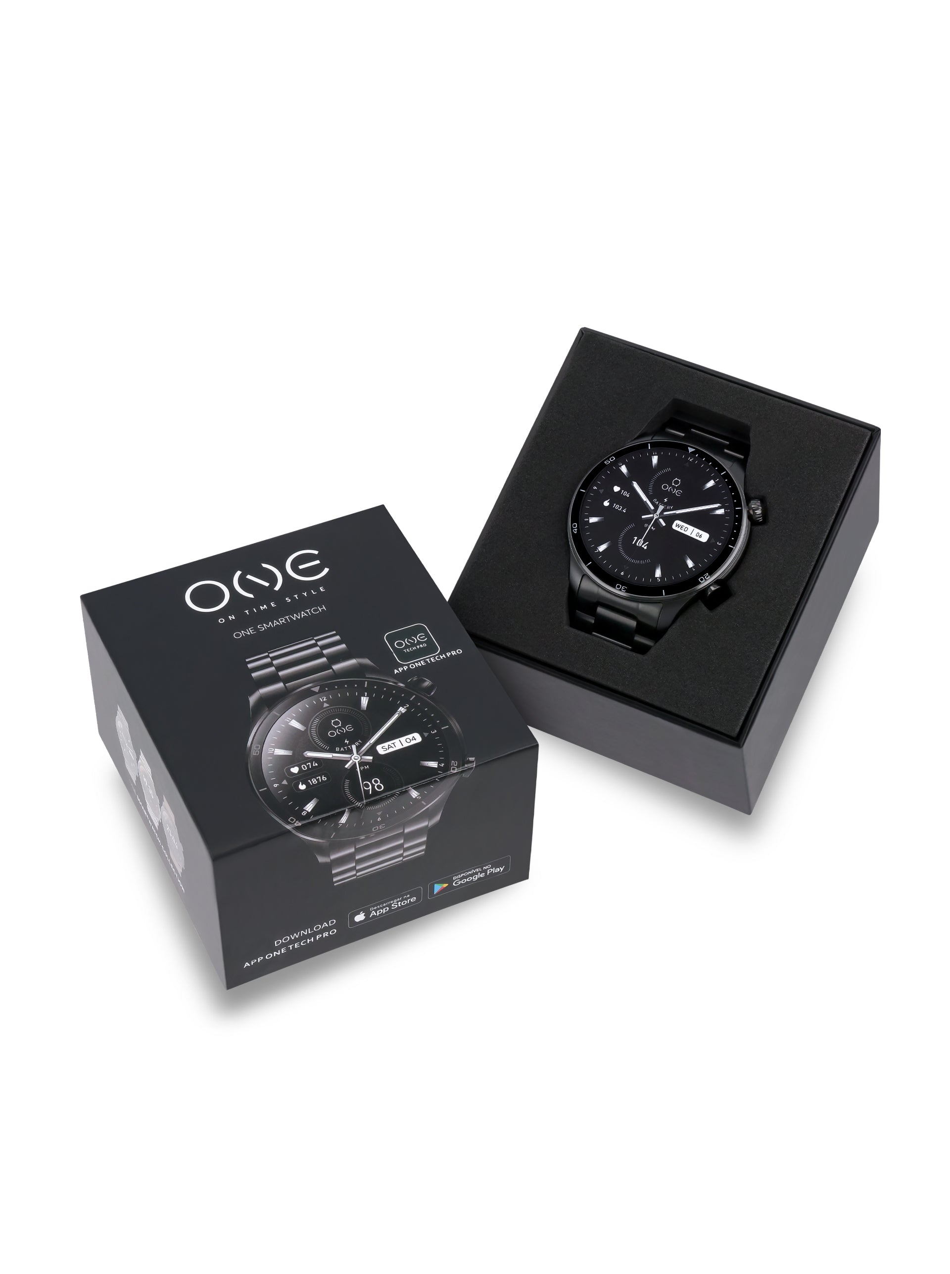 Smartwatch One Men AlphaCall Black - OSW0100BL41J