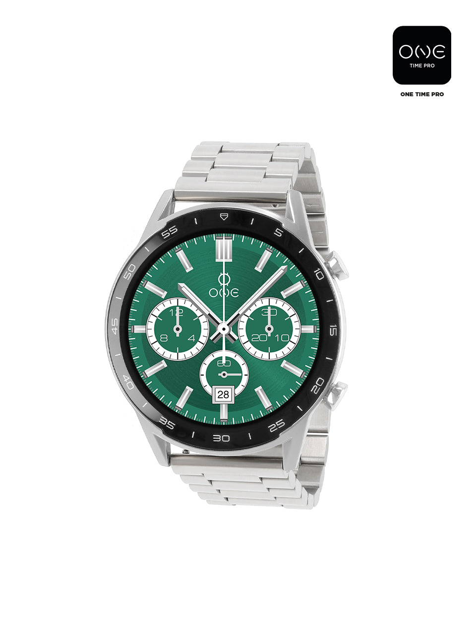 Smartwatch One Men Forceful Silver Links - OSW0272SL32D