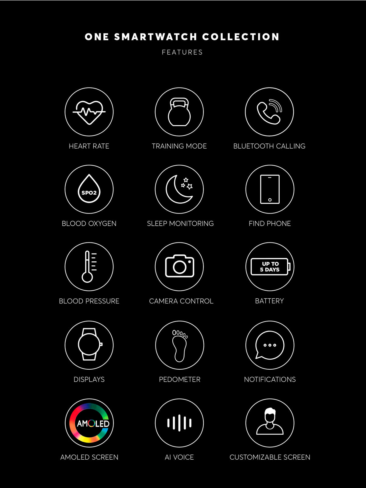 Smartwatch One Men SportyCall Blue - OSW0277AS42D
