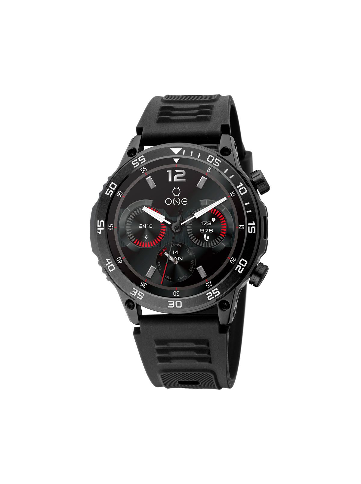 Smartwatch One Men SportyCall Black - OSW0277BS42D