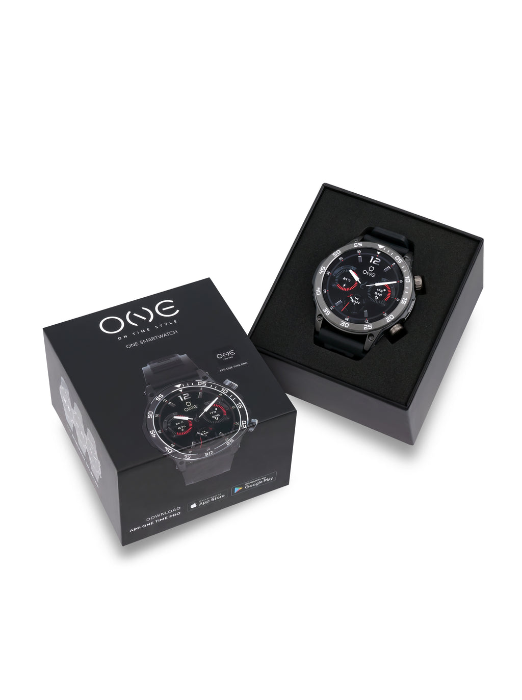 Smartwatch One Men SportyCall Black - OSW0277BS42D