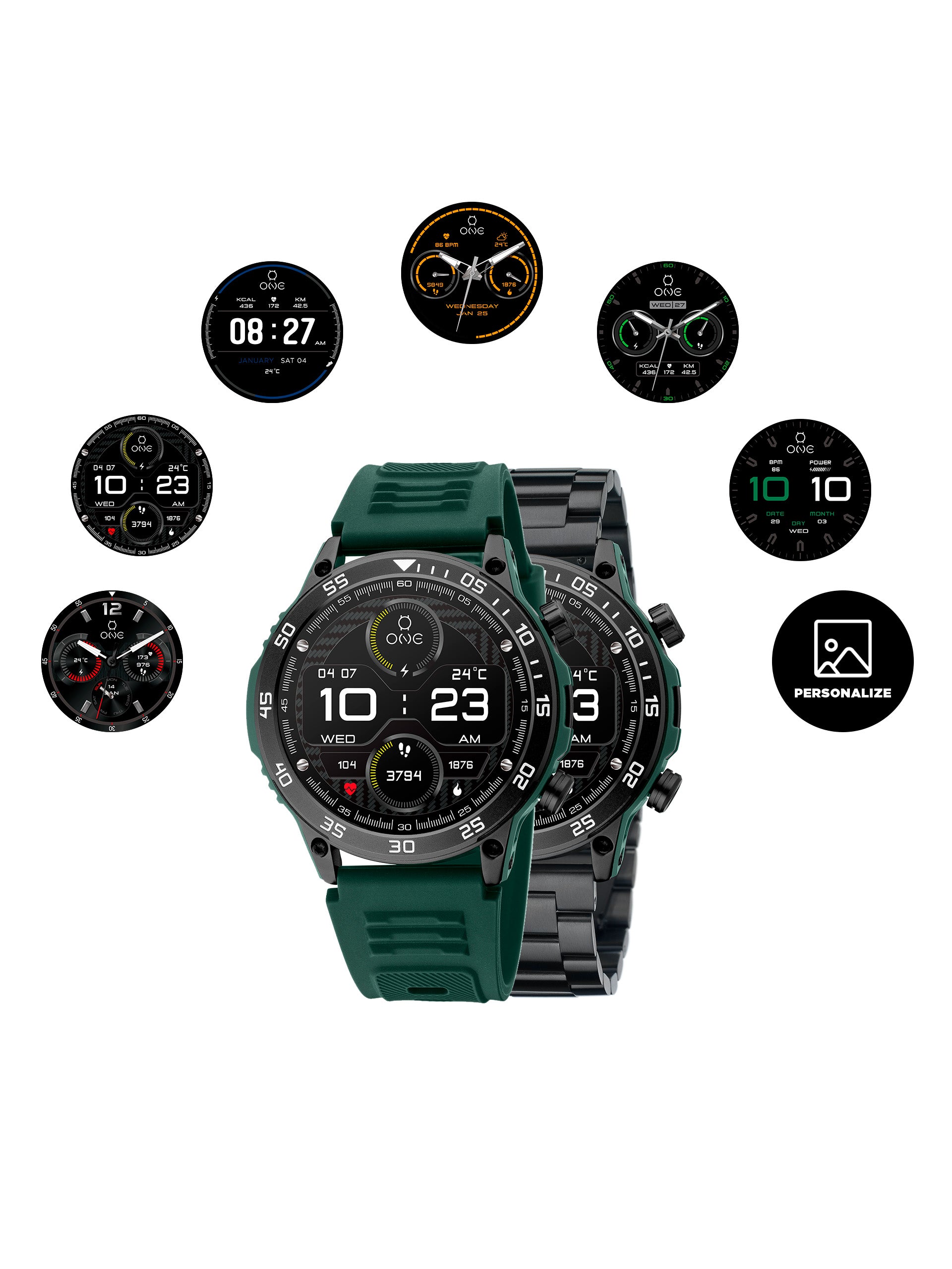 Box One Men SportyCall Green - OSW0277VL42D