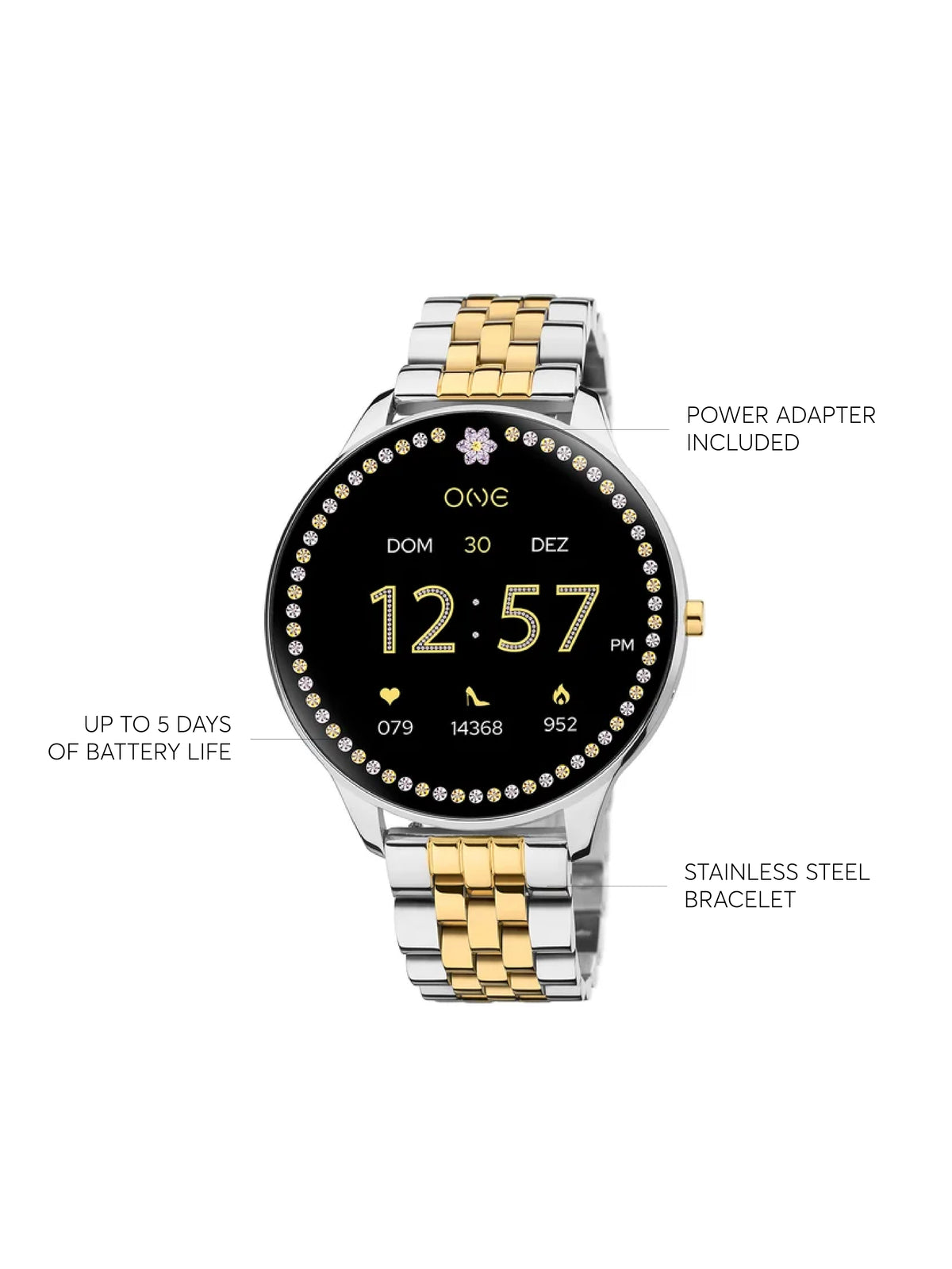 One Slim Bicolor Links Smartwatch