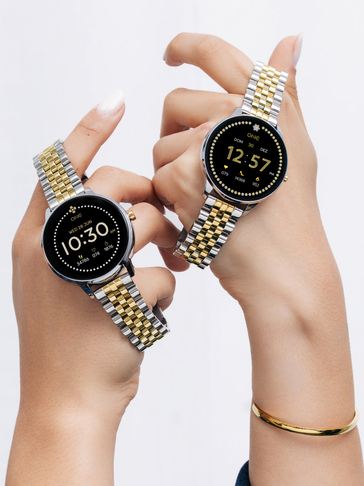 Smartwatch One Slim Bicolor Links - OSW4191BL61L
