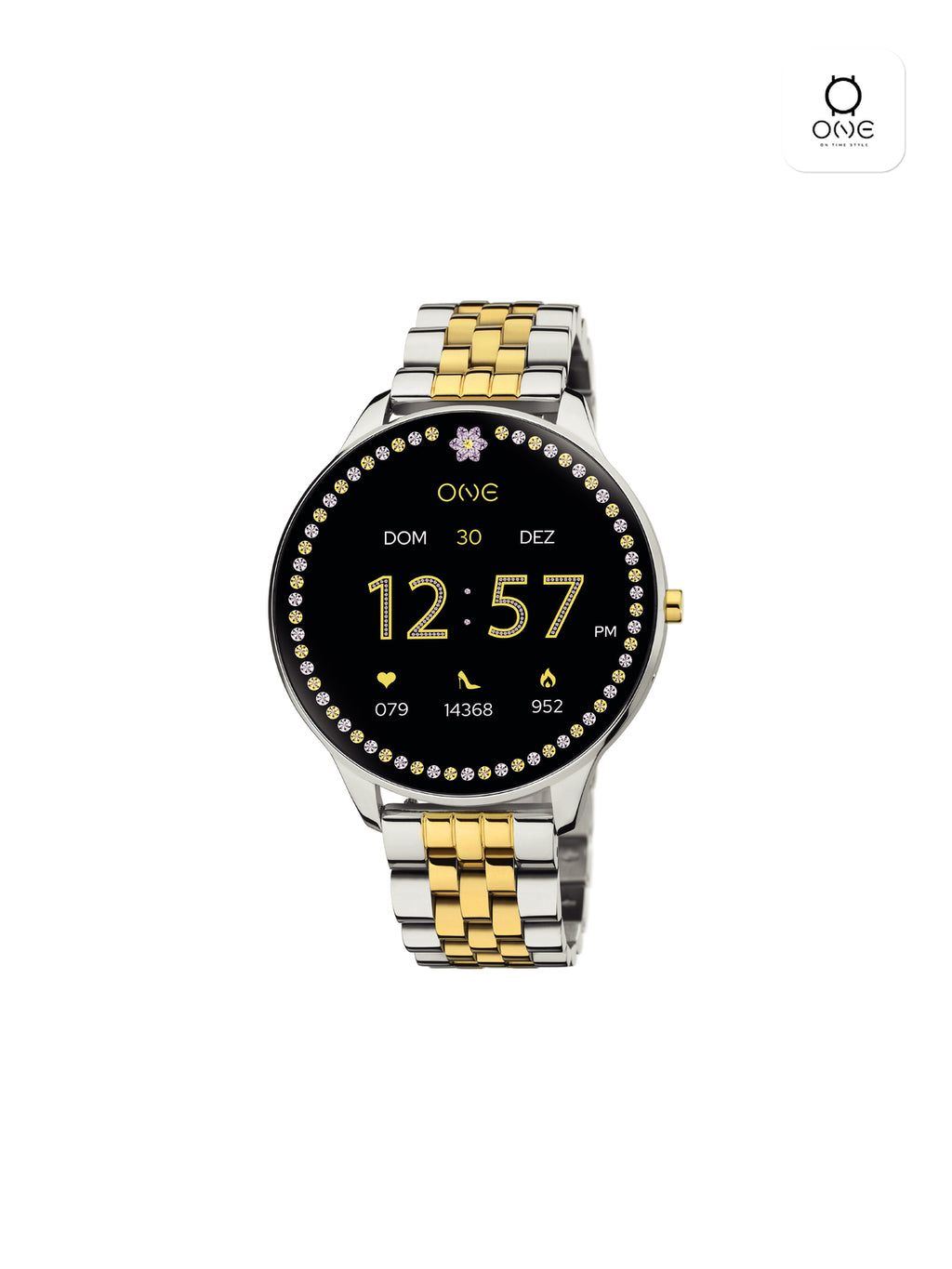 Smartwatch One Slim Bicolor Links - OSW4191BL61L