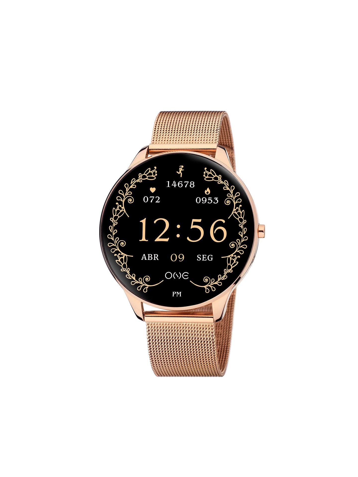 Smartwatch One Slim Rosegold Mesh – ONE
