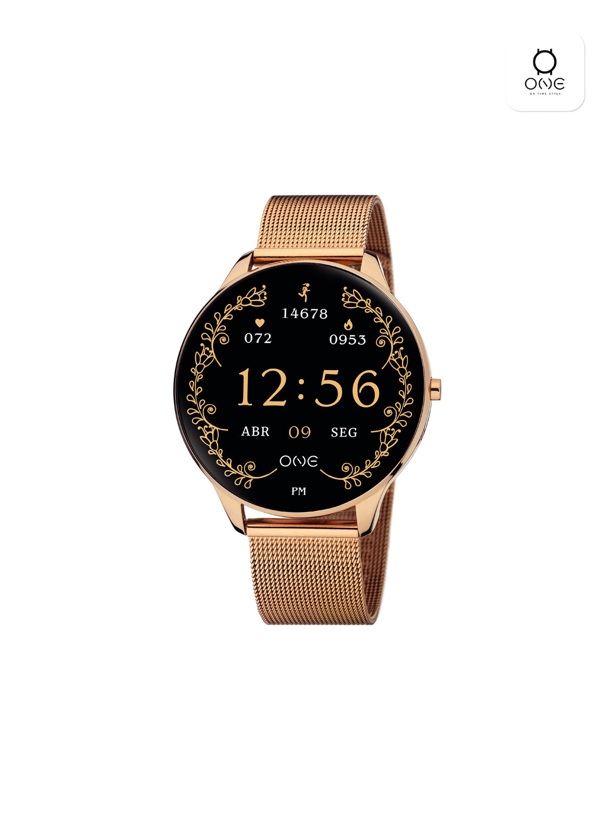 Smartwatch One Slim Rose Gold Mesh - OSW4191RM61L