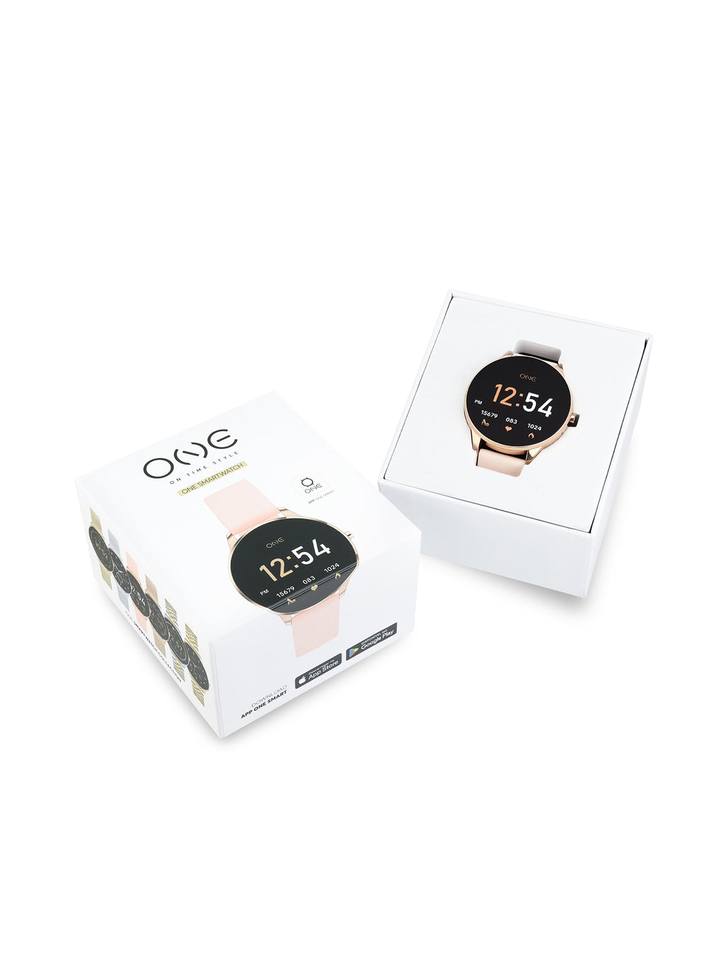 Smartwatch ONE Slim Rosegold Silicone