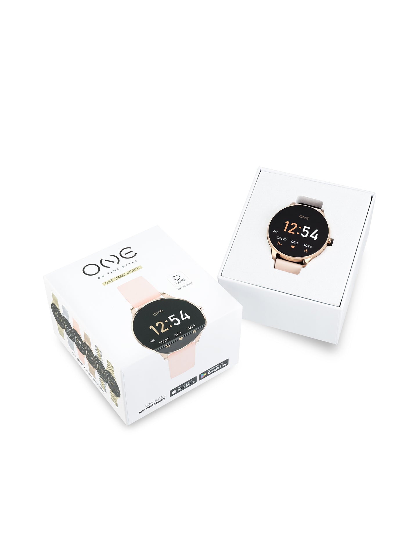 Smartwatch ONE Slim Rosegold Silicone