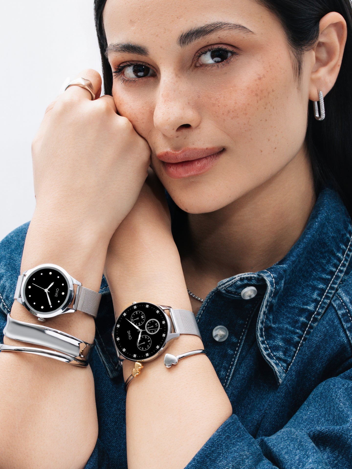 Smartwatch One Slim Silver Mesh - OSW4191SM61L