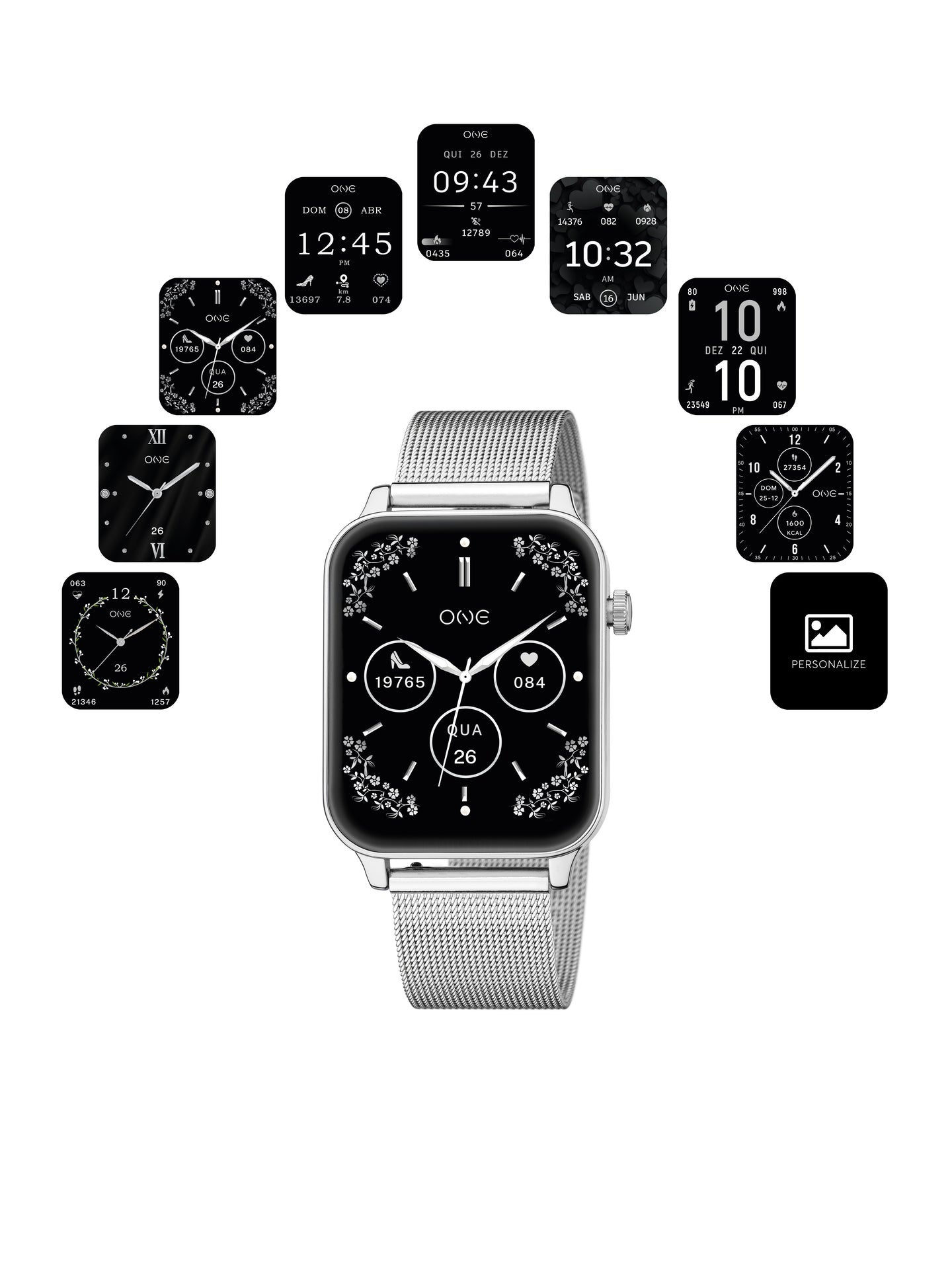 Smartwatch One Frame Silver