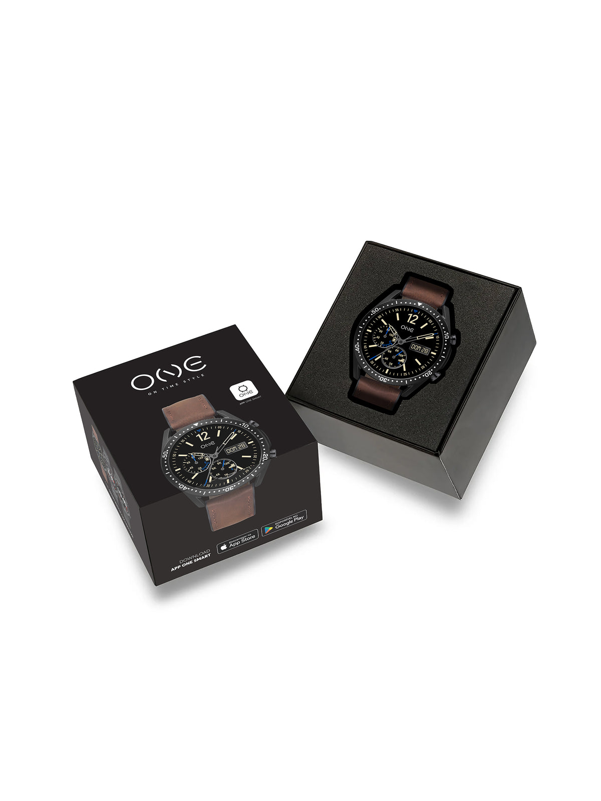 Smartwatch One Men Core Brown Leather - OSW4361BP62L