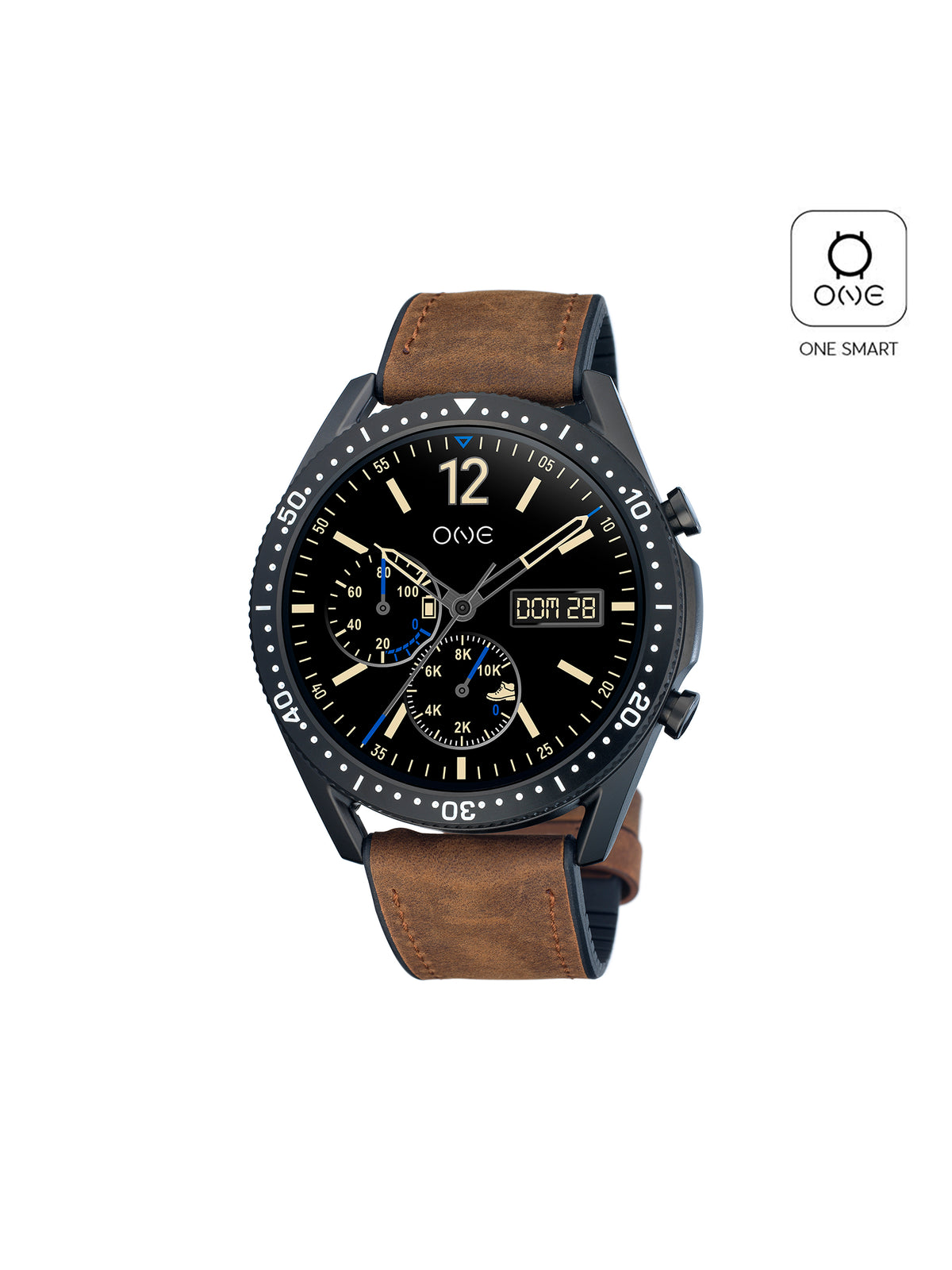 Smartwatch One Men Core Marron