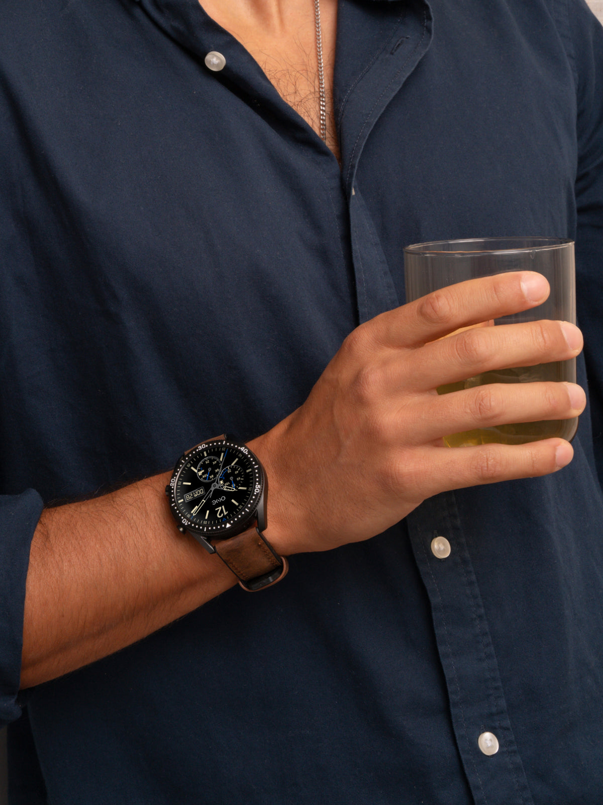 Smartwatch One Men Core Castanho