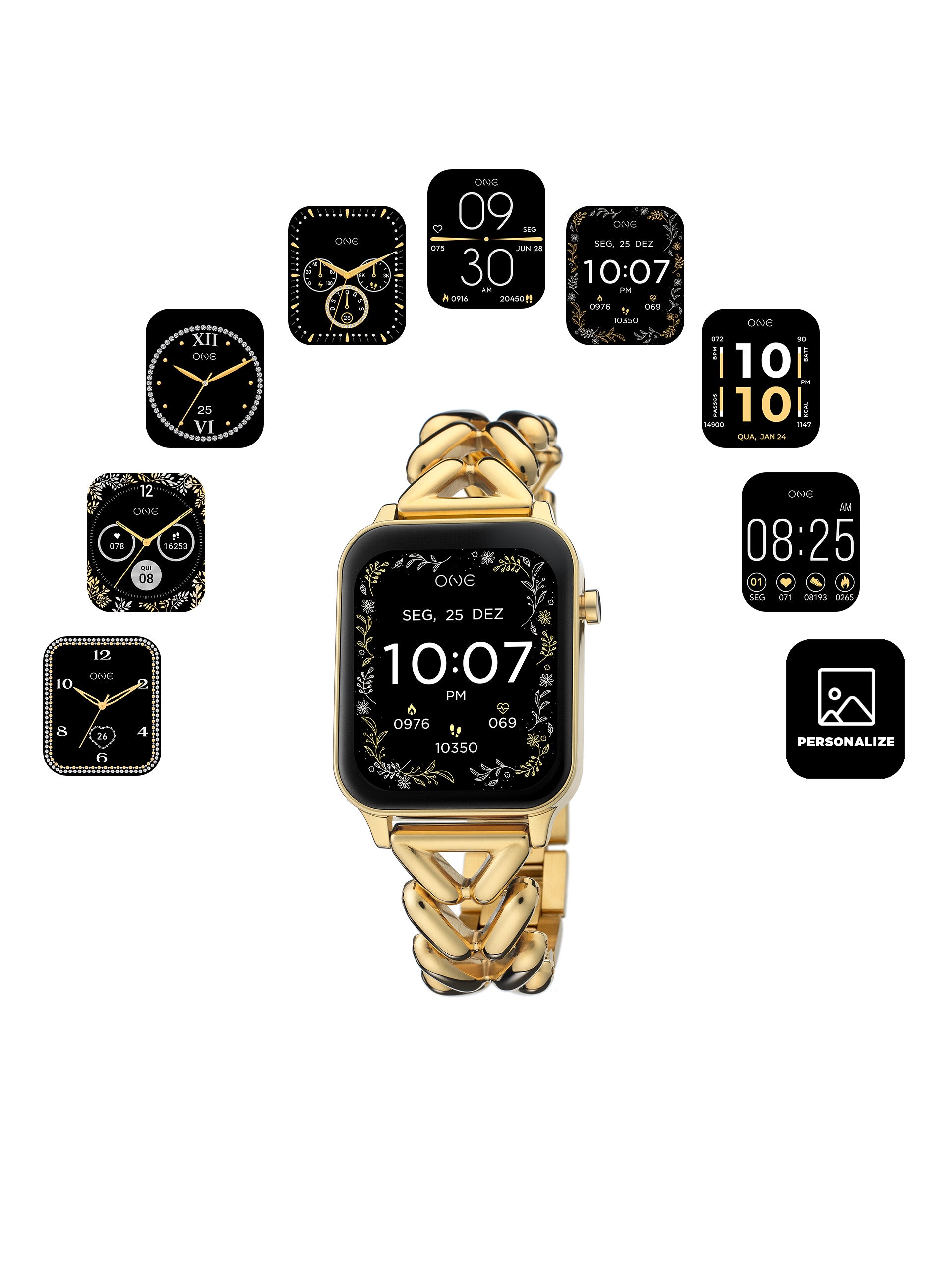 Smartwatch One MagicCall Gold - OSW9626GL42L