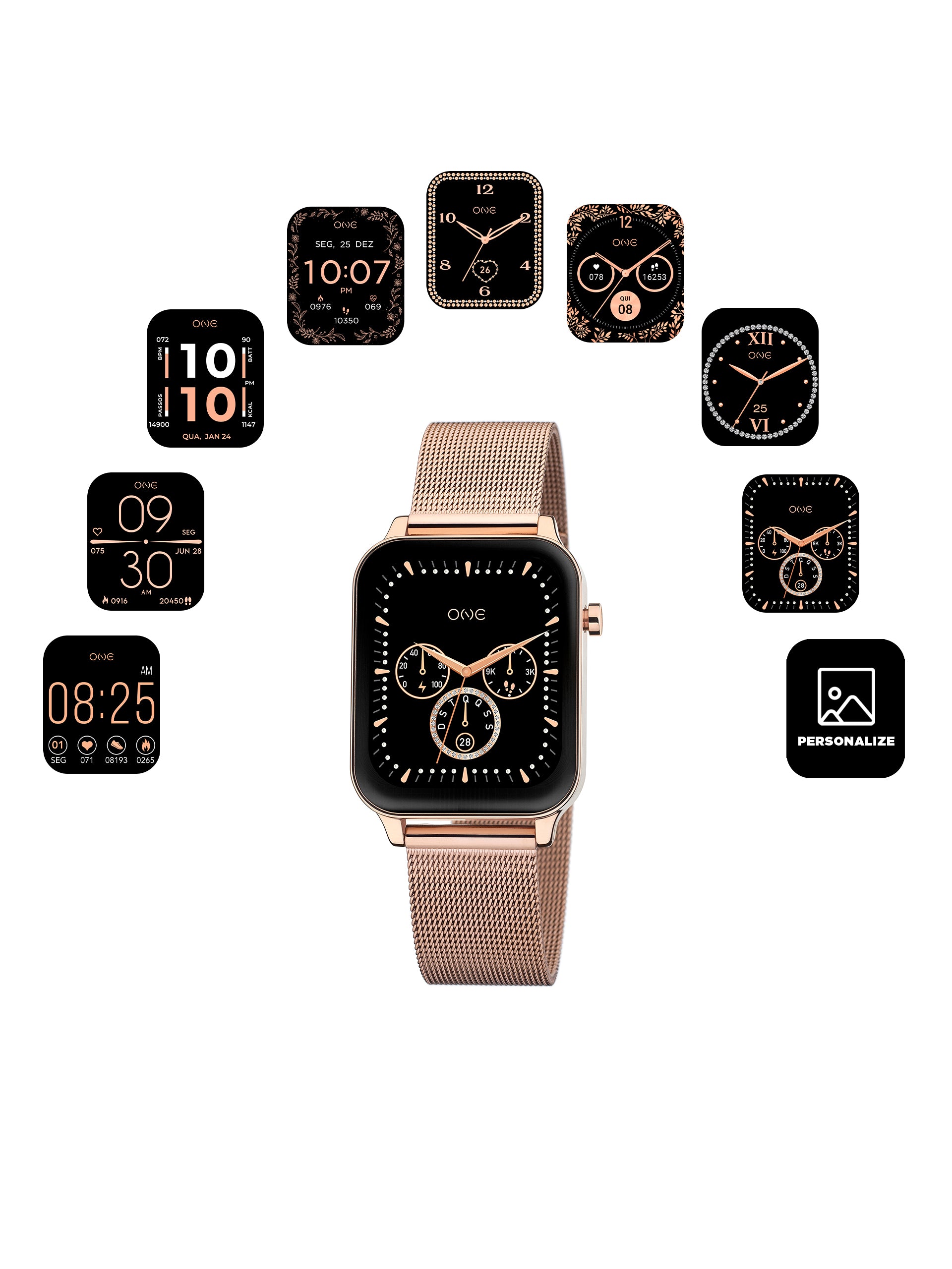 Smartwatch One MagicCall Rosegold - OSW9626RM41L