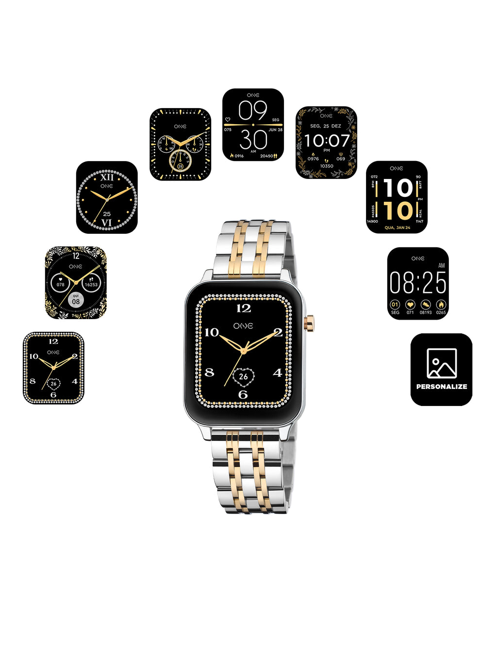 Smartwatch One MagicCall Bicolor Links - OSW9626SL41L