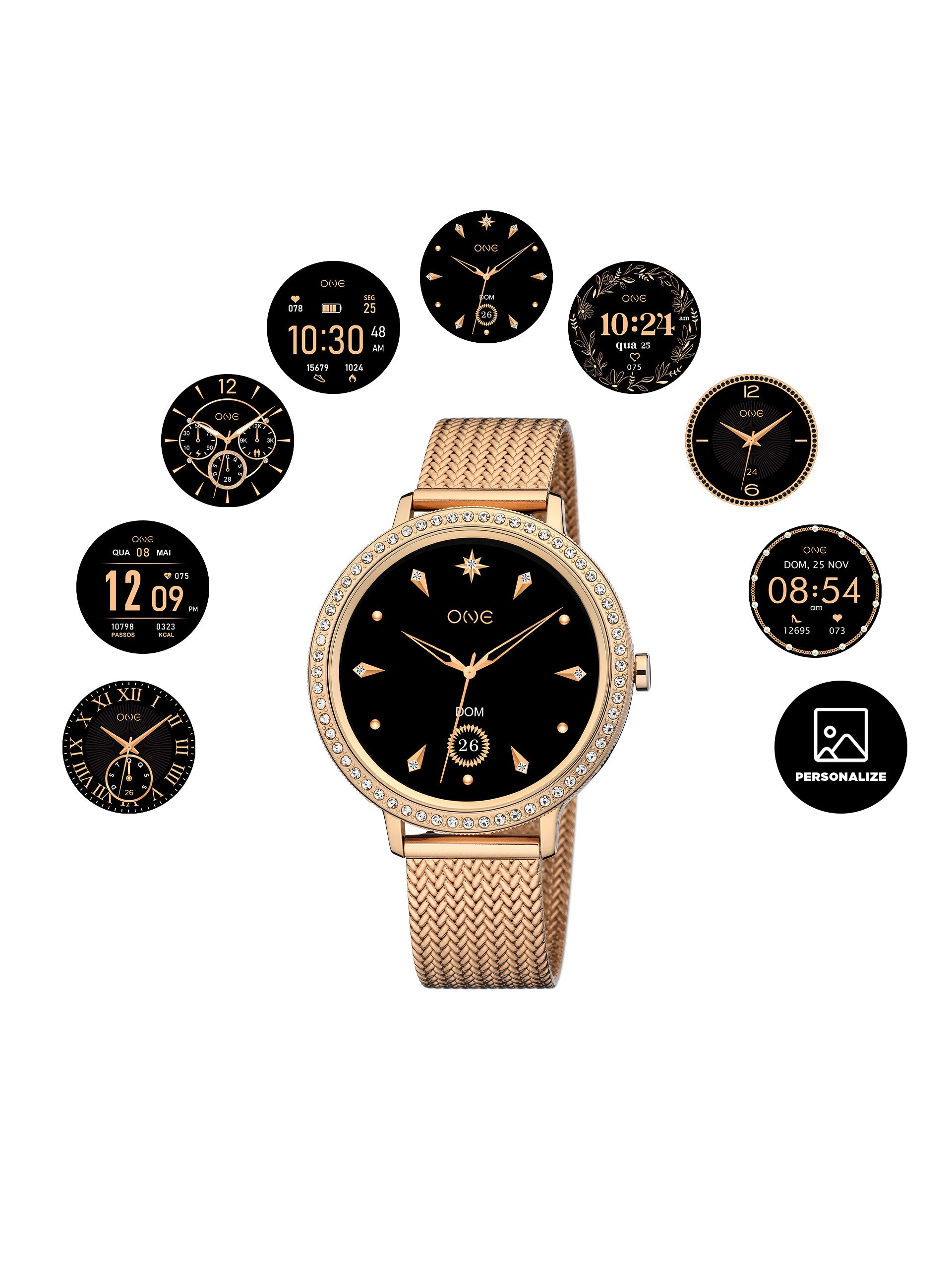 Box One GlamCall Rosegold - OSW9640RR41L