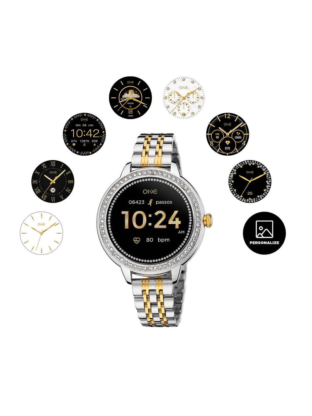 Smartwatch One Mini Spark Bicolor - OSW9810BL51L