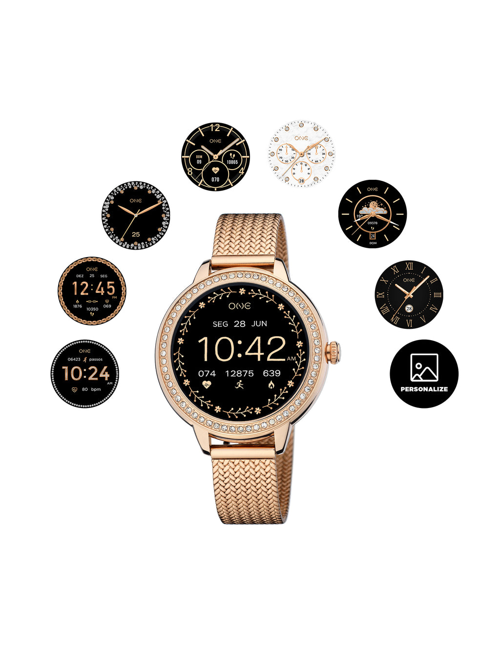 Smartwatch One Mini Spark Rosegold - OSW9810RM51L