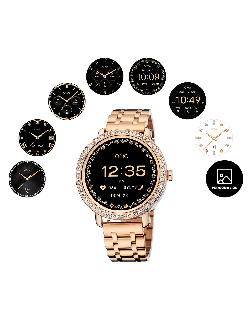 One Mini Spark Rose Gold Box