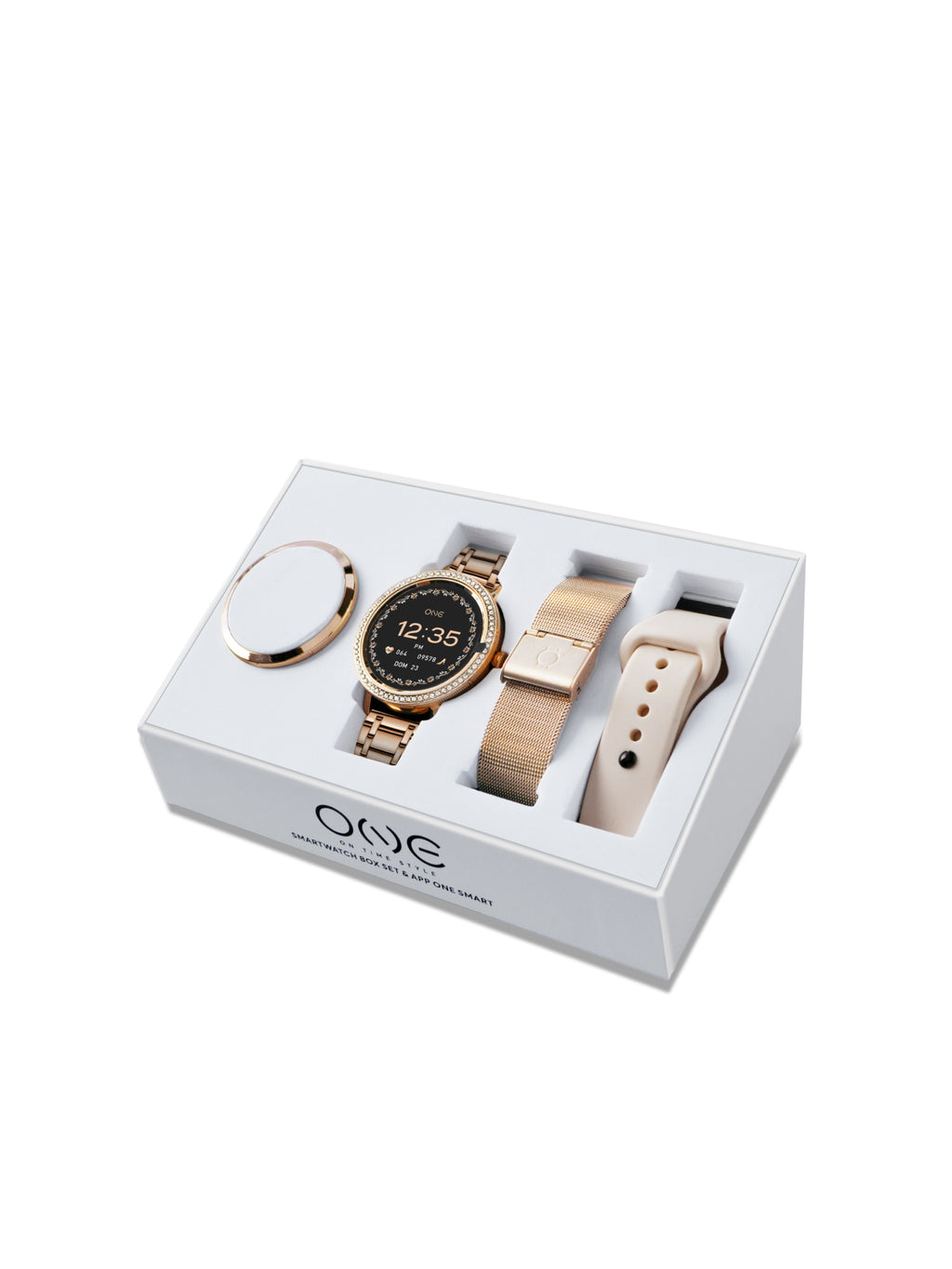 One Mini Spark Rose Gold Box