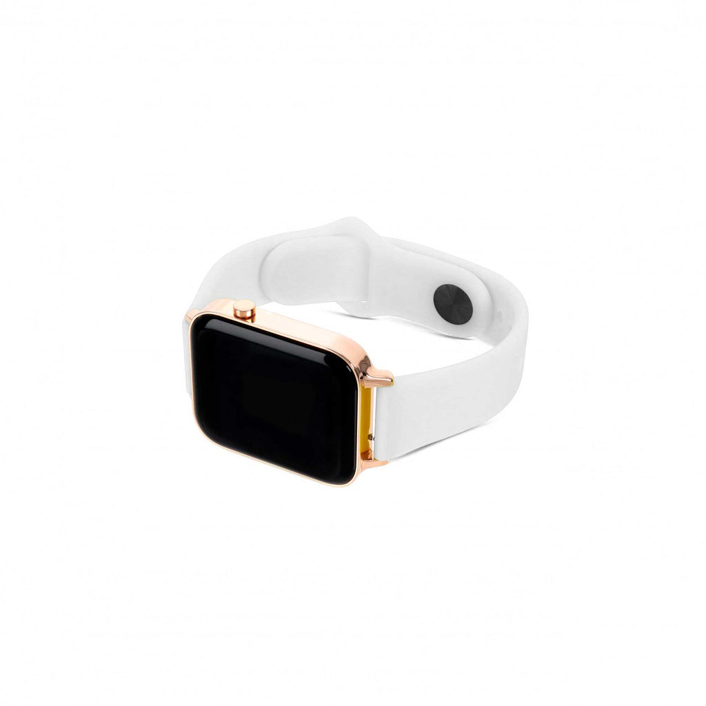 Bracelete Silicone Smartwatch One Branco - OSWB01B