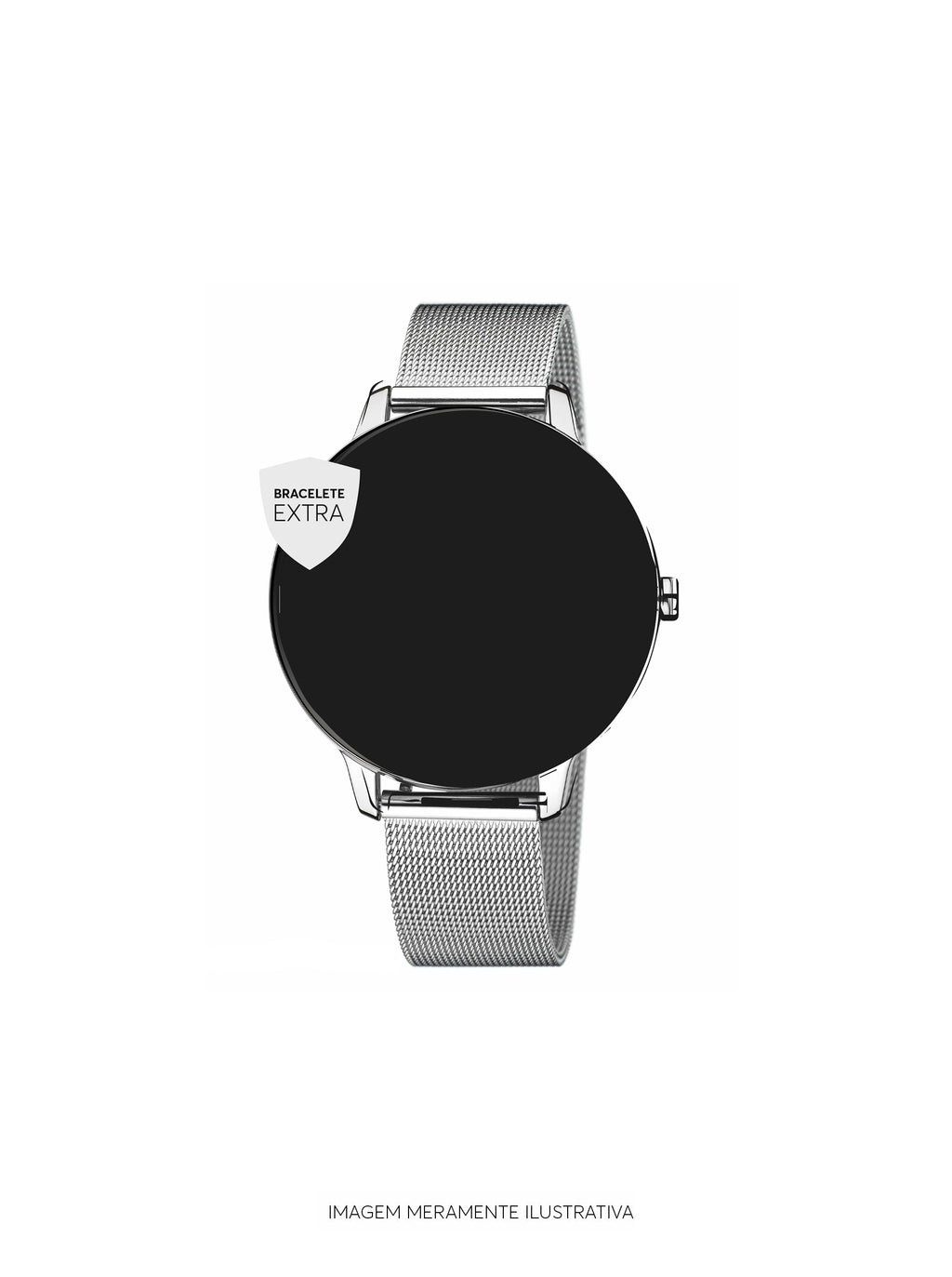 Bracelete Mesh Smartwatch One Prateado - OSWB02S