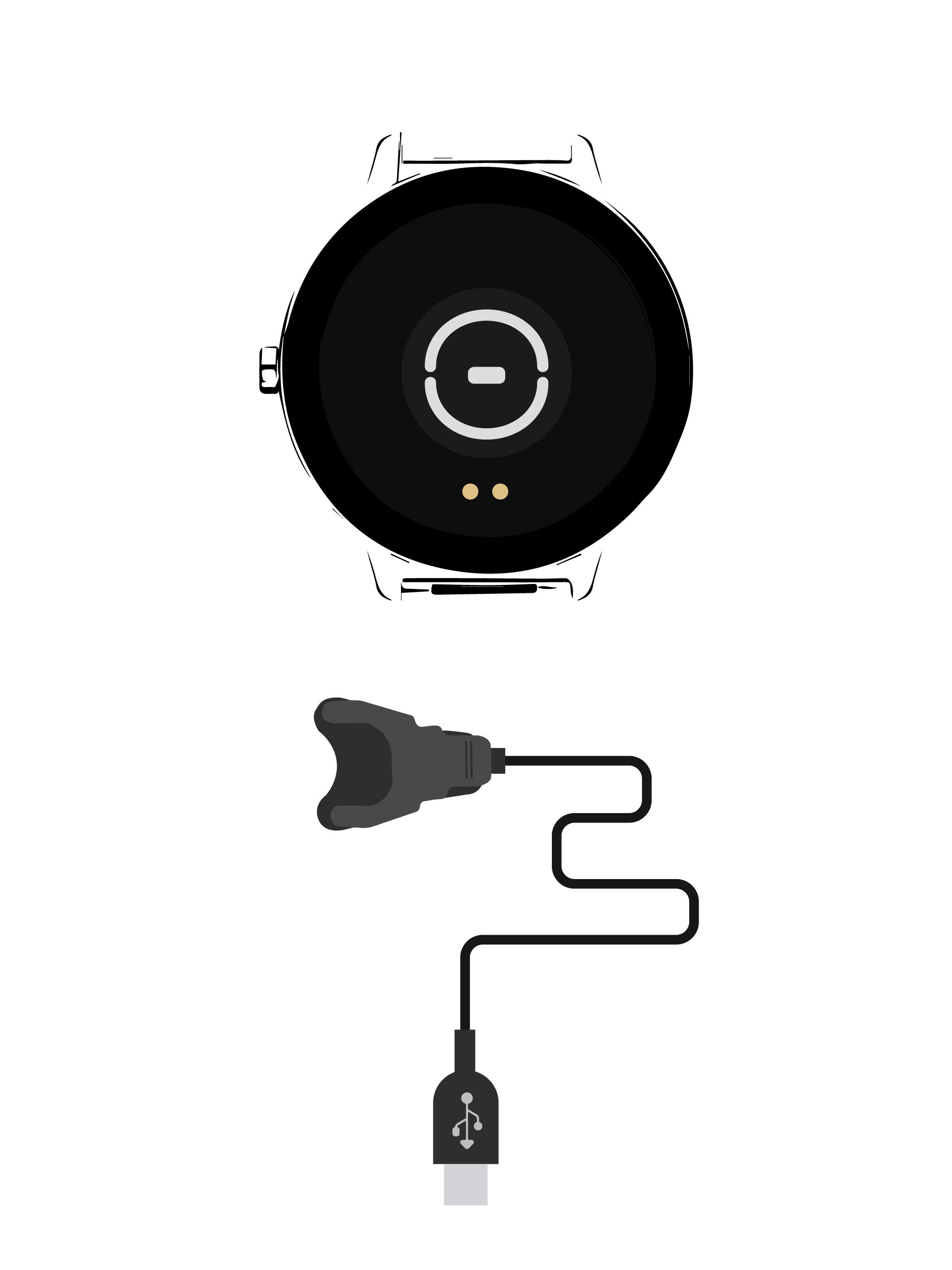 Carregador Smartwatch APP Lefun Health - OSWC02