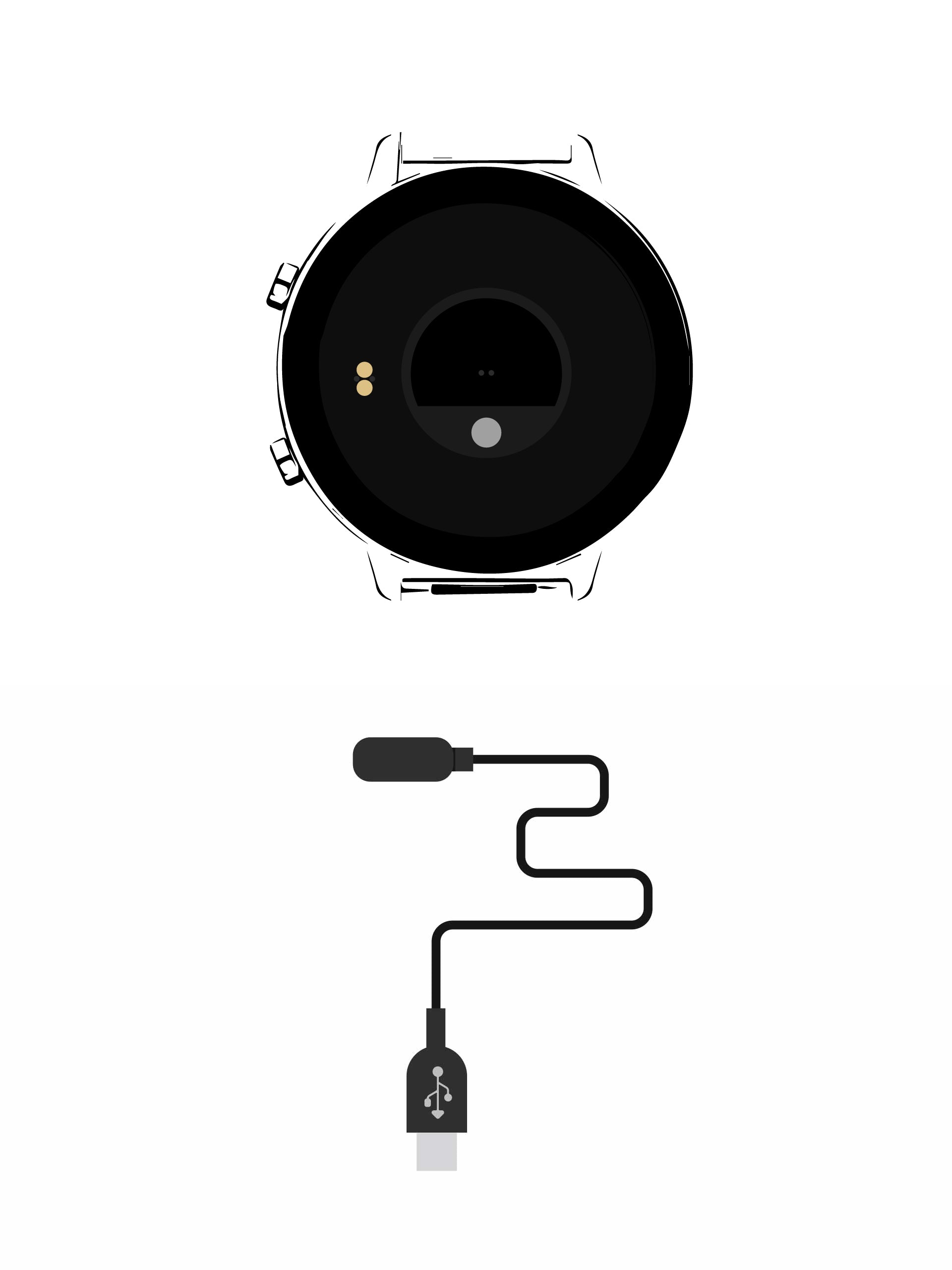 Carregador Smartwatch Forceful APP One Time Pro - OSWC03