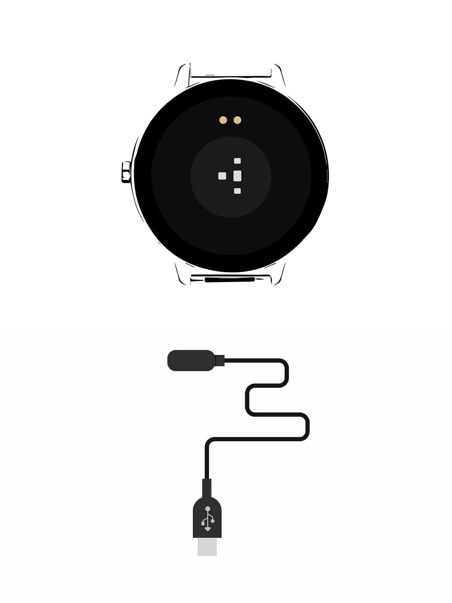 Carregador Smartwatch Mini Spark APP One Smart - OSWC10