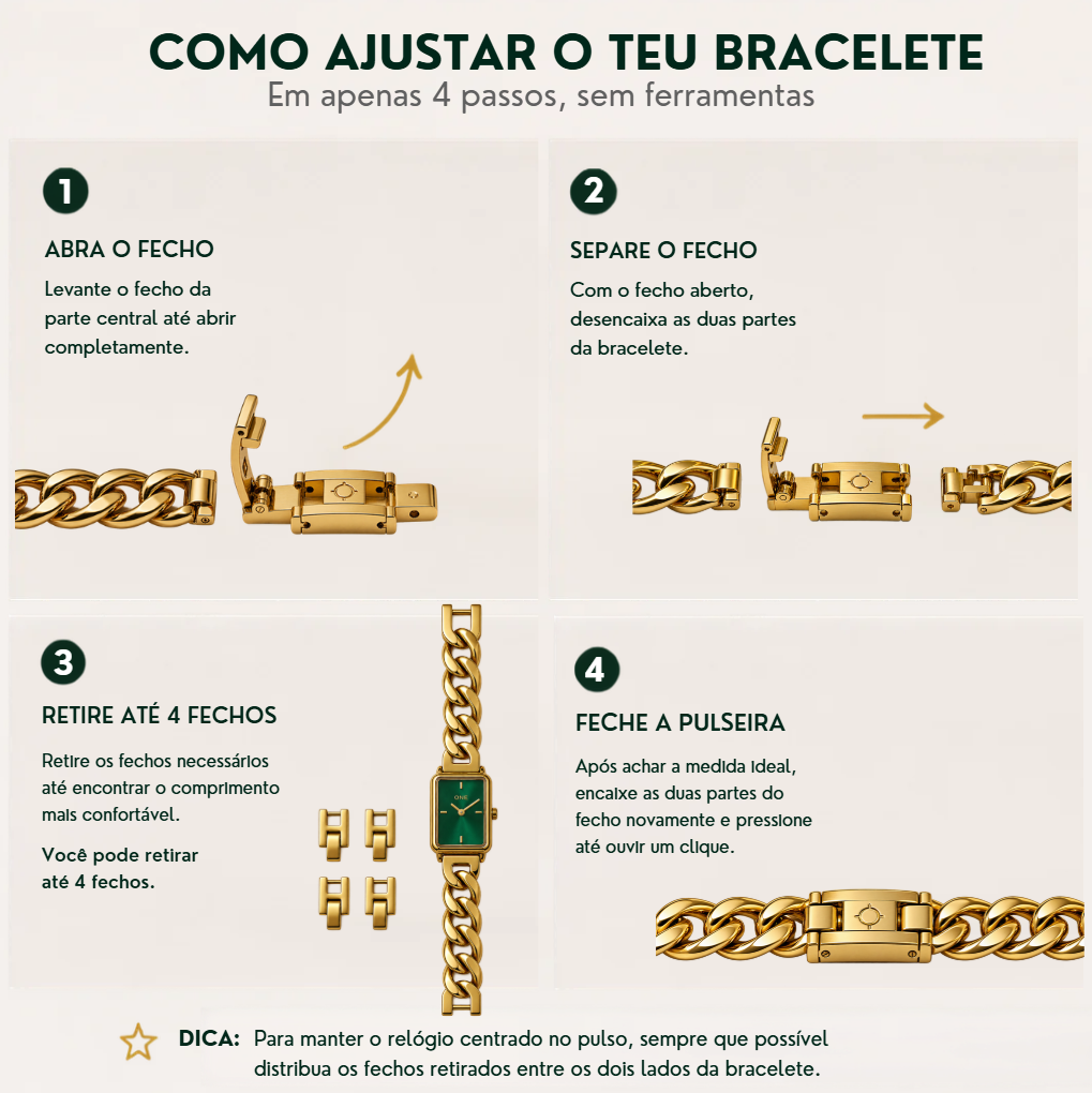 DARE: AJUSTA-O AO TEU PULSO