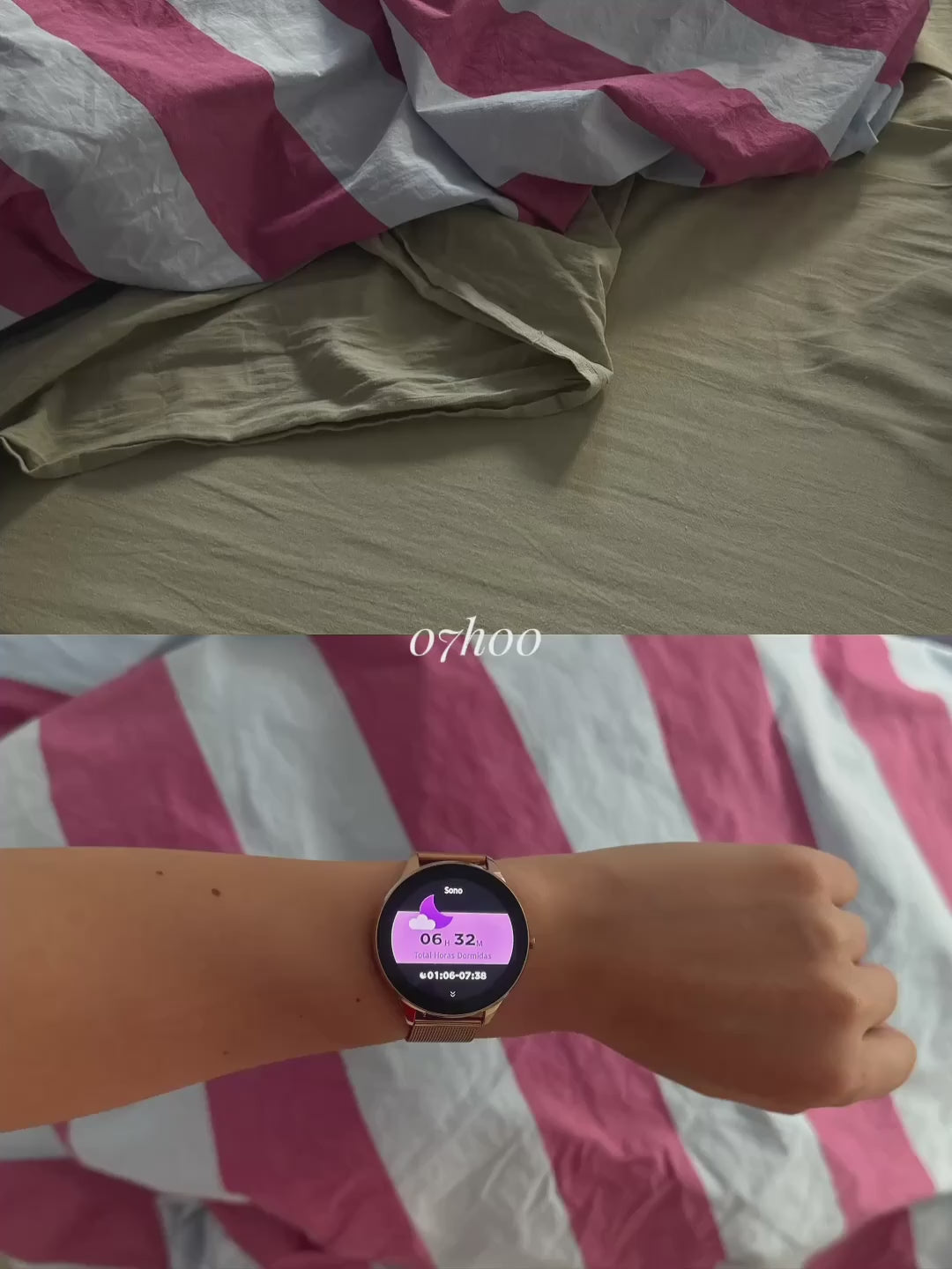 Smartwatch One Slim Rosegold Mesh